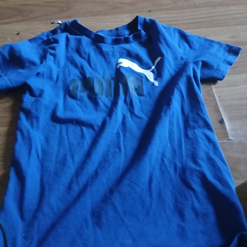 Puma Kids Blue T-Shirt